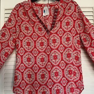 Society Girl: V-Neck Blouse